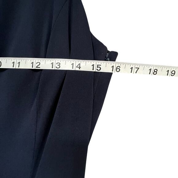 Eliza J Maxi Dress Women 14 Black Multicolor Scarf Print Jersey Sleeveless Lined - Picture 9 of 15